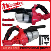Milwaukee Cordless Vacuum Battery Handheld Vacuum Cleaner with 2Pcs Washable HEPA Filter for Home Pet Hair Car  For 18V Battery